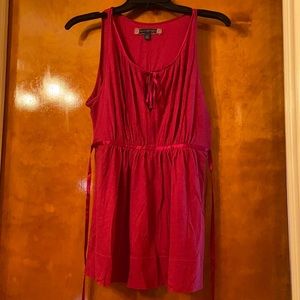 American Eagle Top with Satin Detail